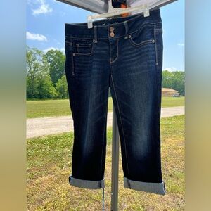 American Eagle Outfitters Blue Cropped Jeans